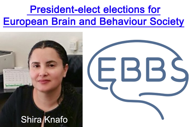 Shira Knafo candidata a la presidencia de la European Brain and Behavior Society