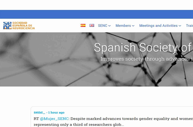 La página web de la SENC estrena su versión en inglés