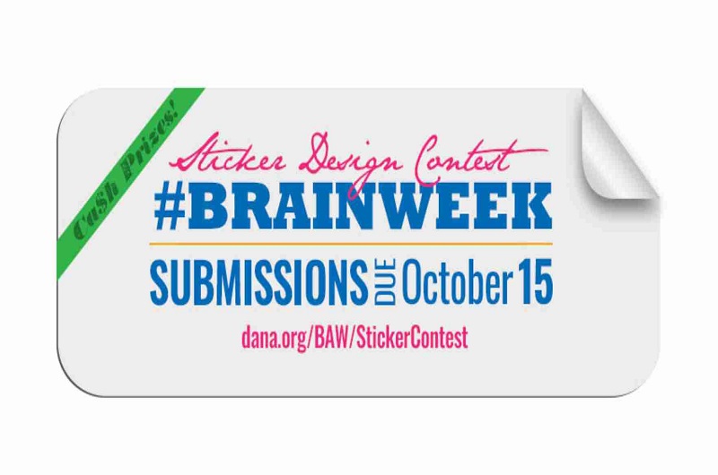 Brain Awareness week sticker design contest launched
