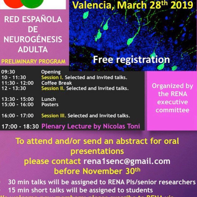Segundo Simposio RENA Valencia 2019