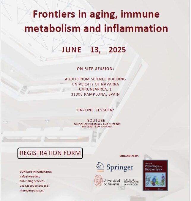 Workshop: Frontiers in Aging, Immune Metabolism and Inflammation